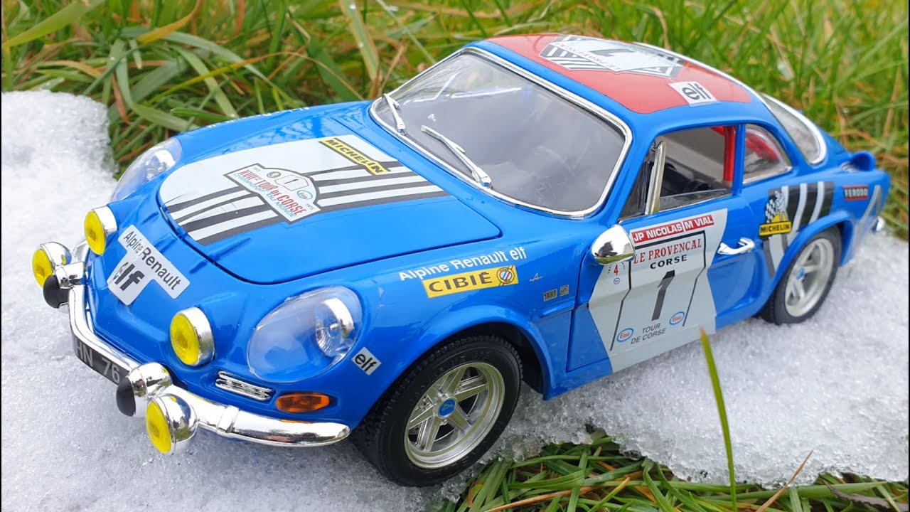 Renault Alpine A110 1600S 1971 Nr.1 Tour de Corse - BBurago 1/18