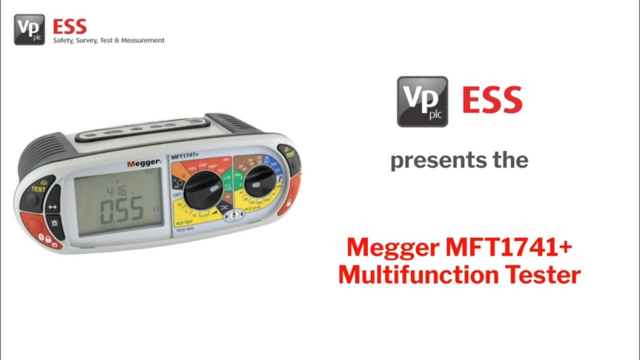 Megger MFT1741+ Multifunction Tester - YouTube