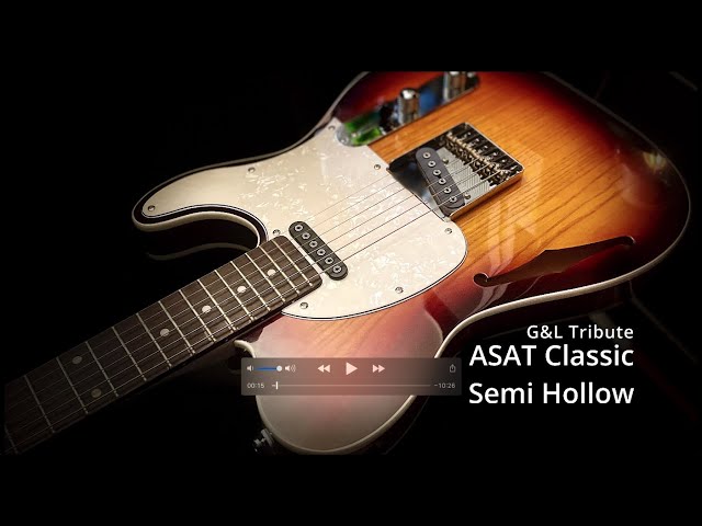G&L Tribute ASAT Classic Semi Hollow - YouTube