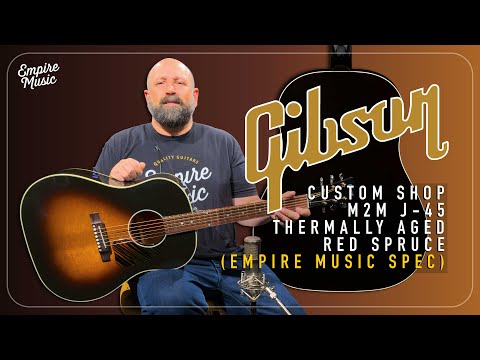 Gibson Custom Shop (Empire Spec) M2M J-45 Thermally Aged Red