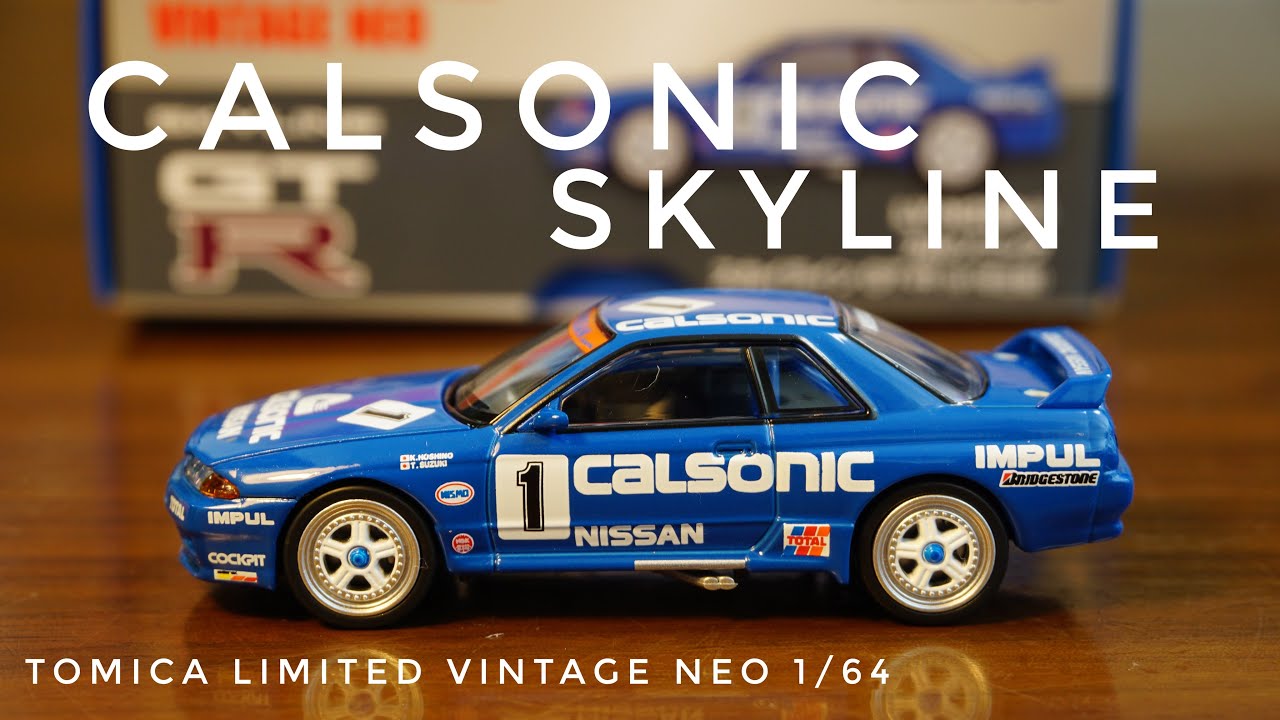 TOMICA LIMITED VINTAGE NEO CALSONIC SKYLINE R32 トミカリミテッド