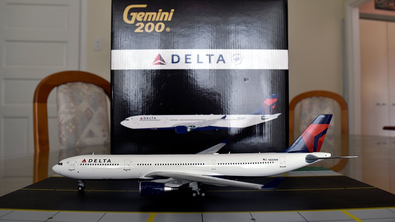Gemini Jets 1:200 Delta Air Lines A330-300 Unboxing and Review