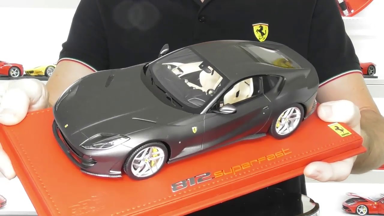 1/18 FERRARI 812 SUPERFAST by BBR Models - Full Review - YouTube