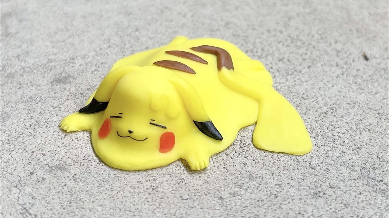 Pokemon Melting Pikachu - Polymer Clay Tutorial - YouTube