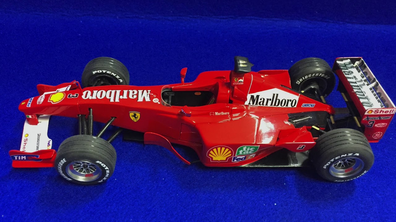 Finished work : Revell 1/24 Ferrari F2000 Michael Schumacher - YouTube