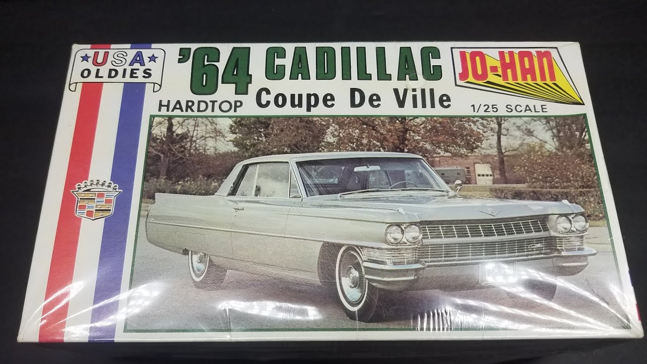 UNBOXING THE VINTAGE 1/25 JO-HAN 1964 CADILLAC COUPE DE VILLE