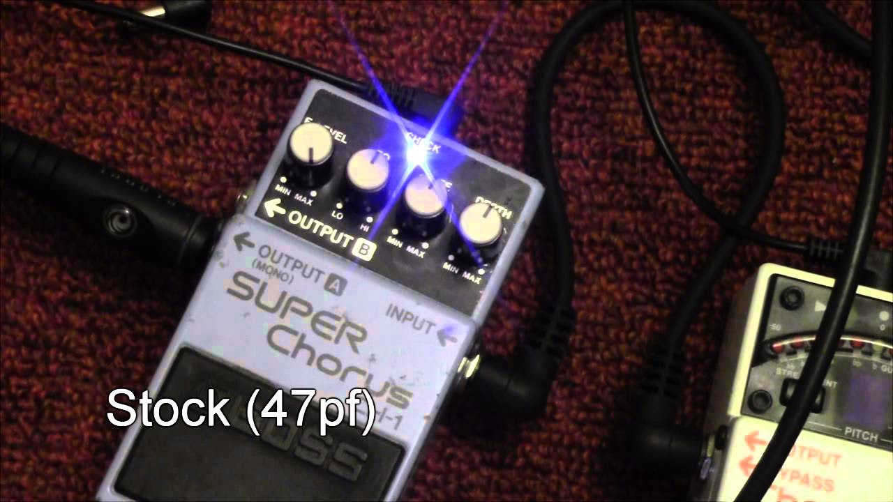 Boss Ch-1 Super Chorus -Analog Version-Modifications-Depth/Rate