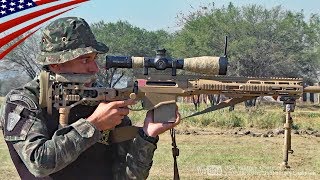 スナイパーライフルを立ち撃ちする特殊部隊スナイパー - YouTube