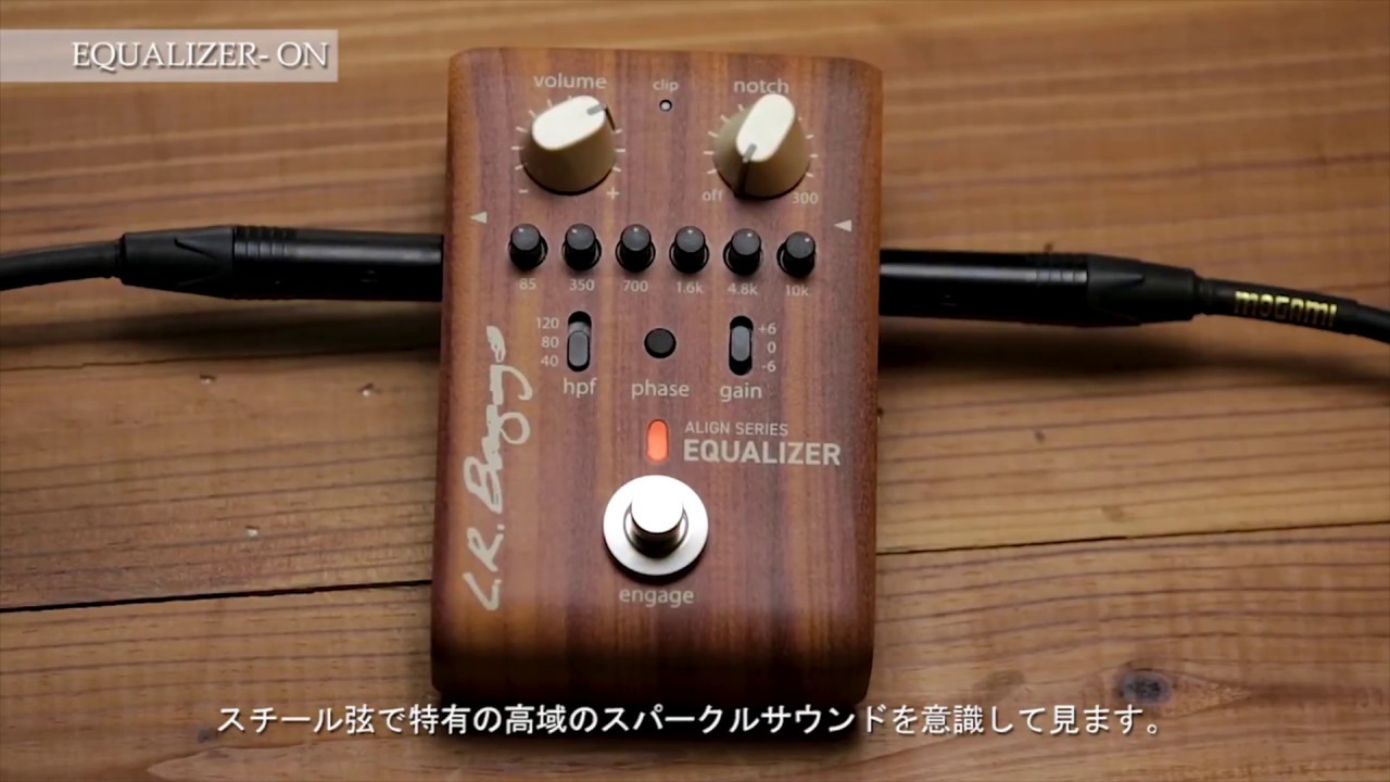 L.R.Baggs Align Series EQUALIZER - 日本語字幕付 - YouTube