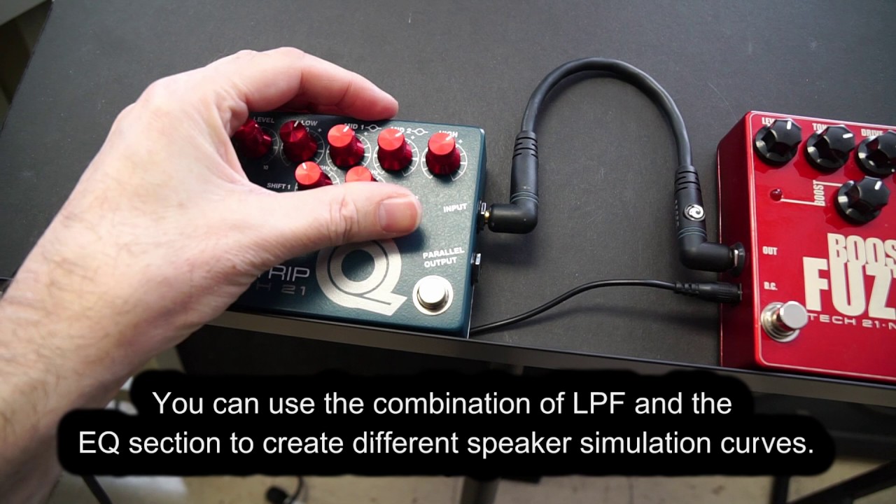 Tech 21 Q\Strip for Speaker Simulation - YouTube
