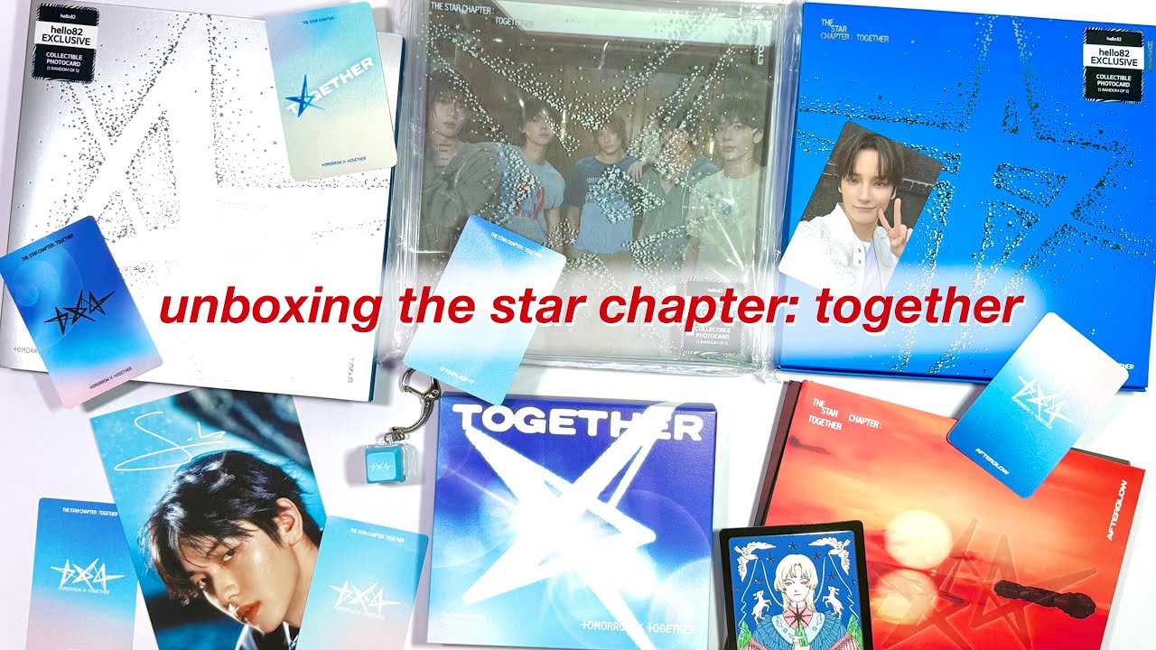☆ unboxing the star chapter: together by txt ☆ hello82 pop up