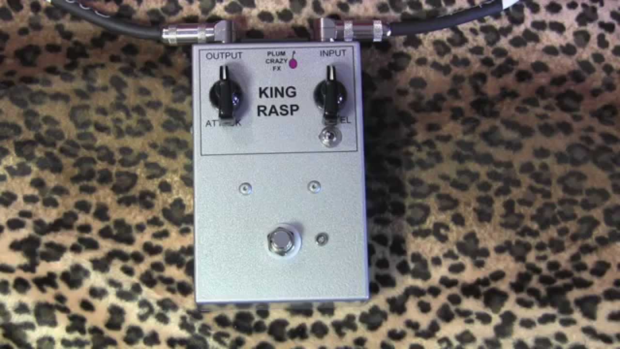 Plum Crazy FX KING RASP vintage Tonebender fuzz clone demo with RS