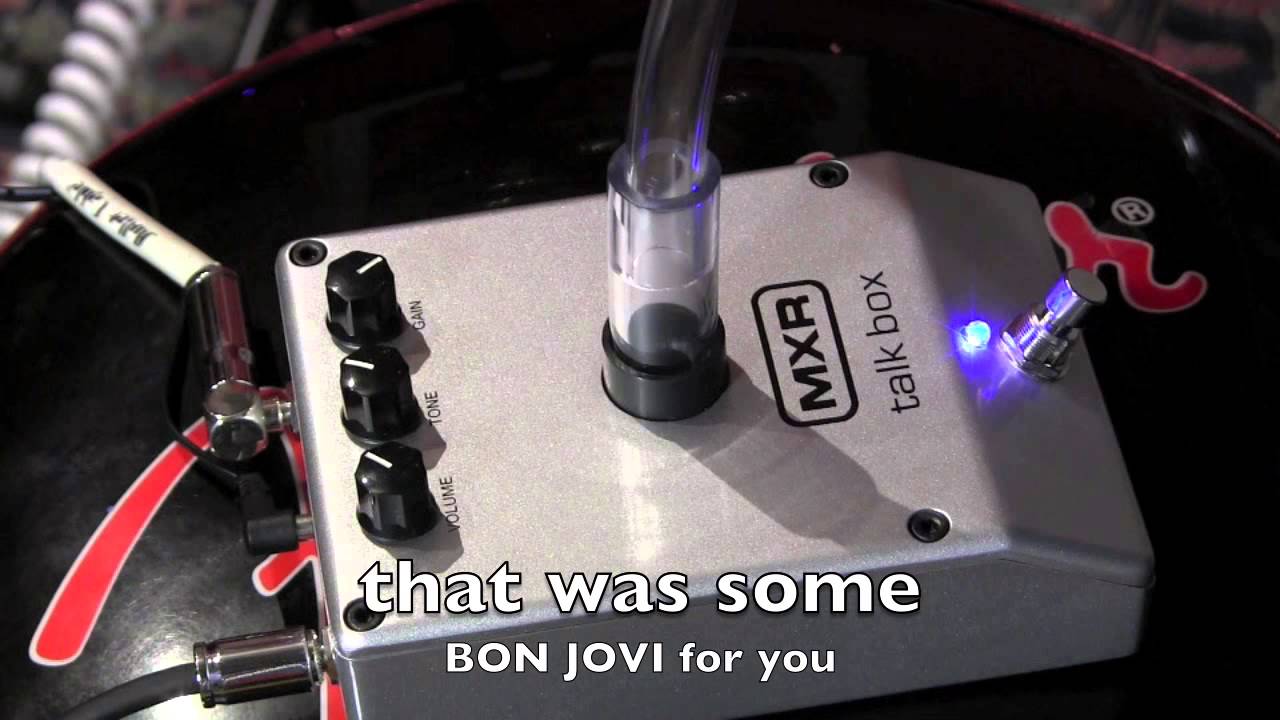 エフェクター】あのトークボックスが、アンプとスピーカードライバーを