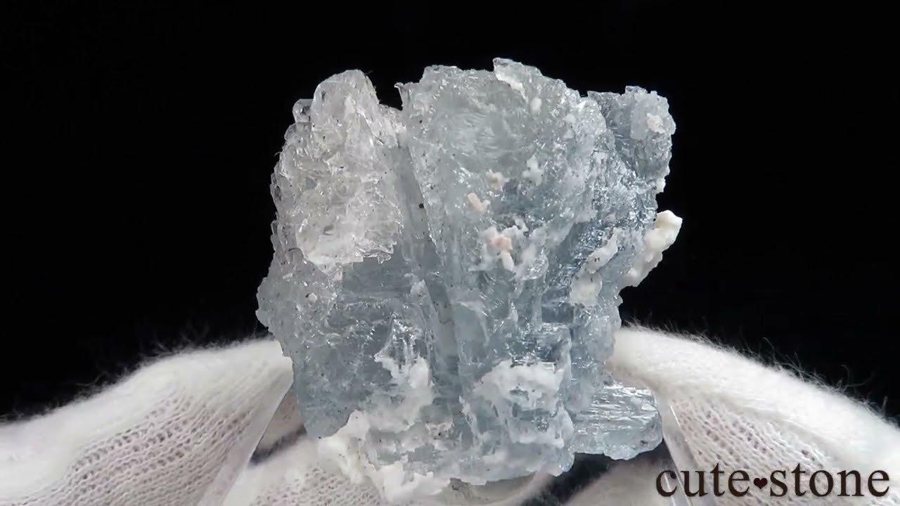 メキシコ Dinamita産 セレスタイト（エッチング）の原石 No.4 - cute