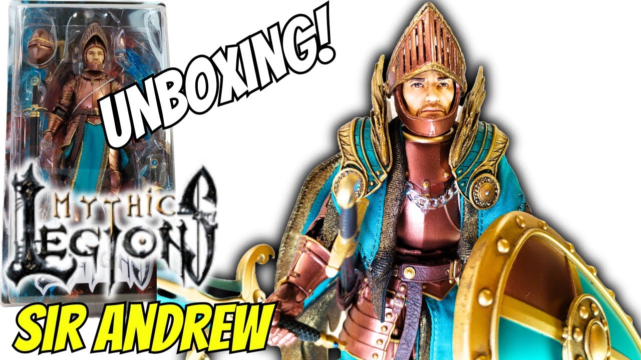 Mythic Legions All Star 6 Sir Andrew UNBOXING! - YouTube