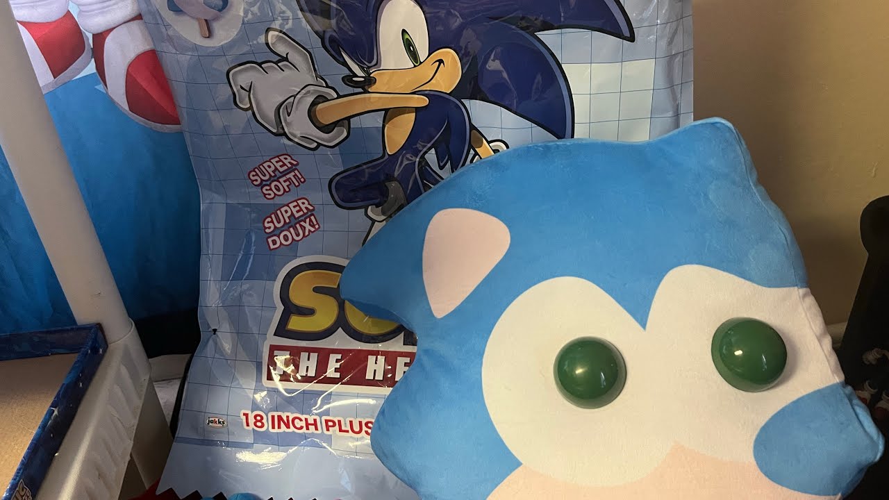 Sonic The Hedgehog - Jakks Pacific Sonic 18 Inch Ice cream plush