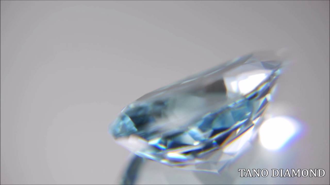ブルー・トパーズ ルース(裸石) 9.561ct, ペアシェイプ ( 黄玉/おう