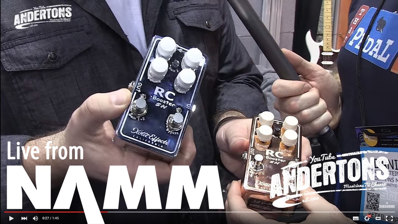 Xotic Scott Henderson RC Booster Demo - YouTube