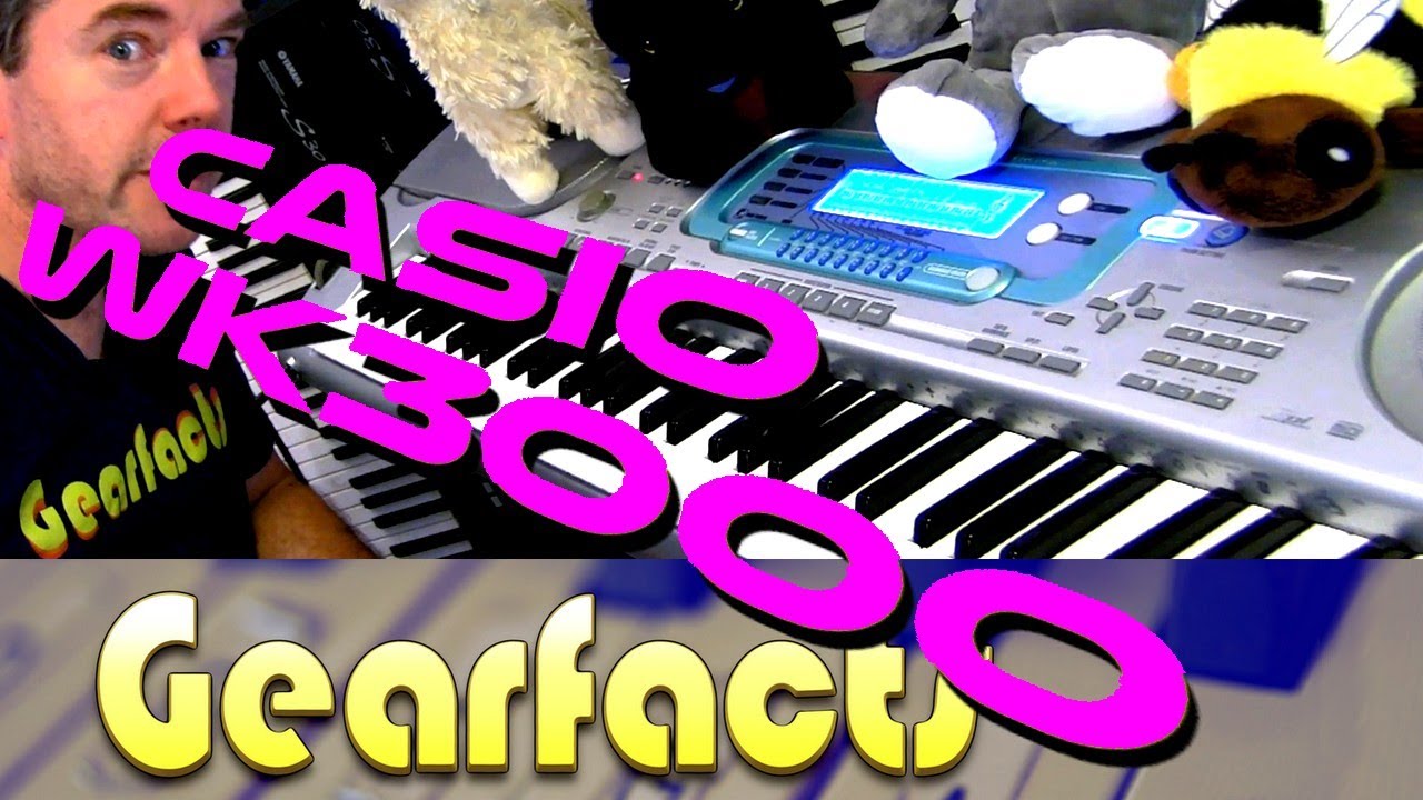 Forgotten but amazing: Casio WK-3000 synth keyboard - YouTube