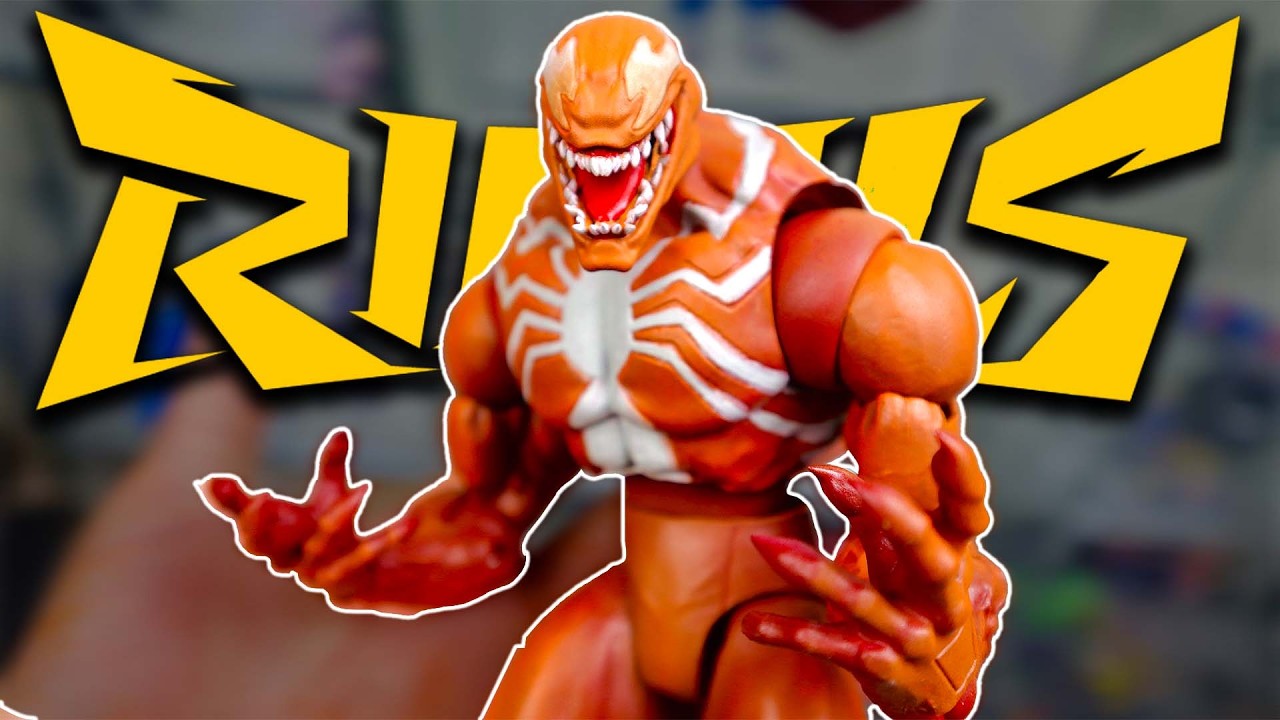 Making A Marvel Rivals Orange Venom action figure - YouTube