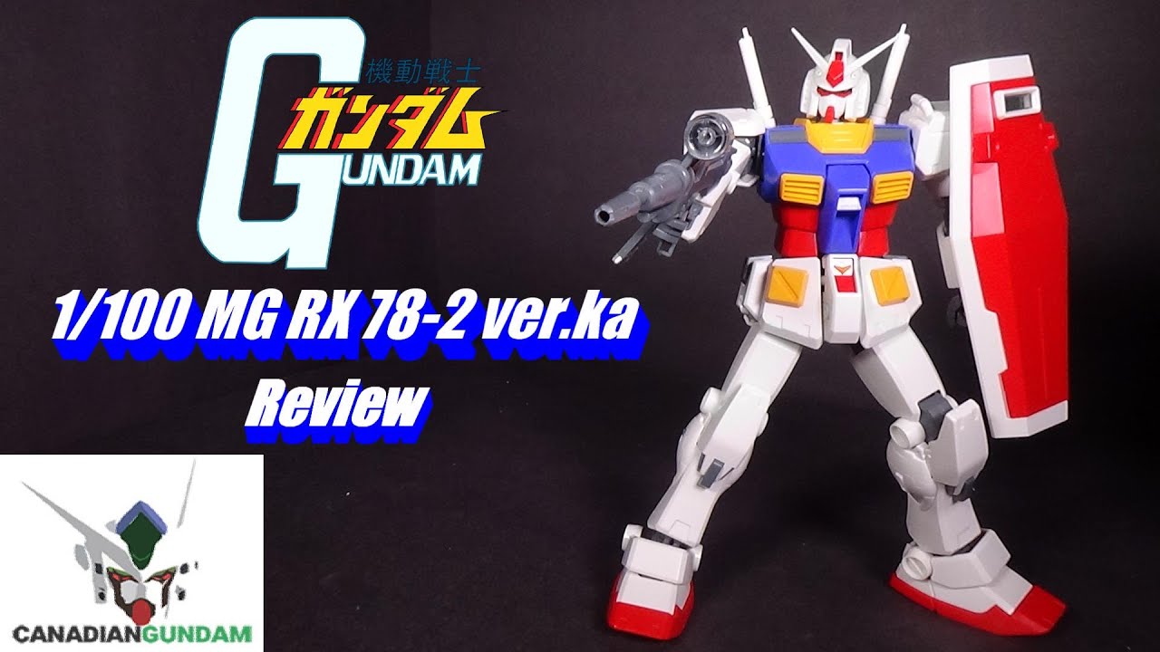 1/100 MG RX78-2 Gundam Ver.ka Review - YouTube