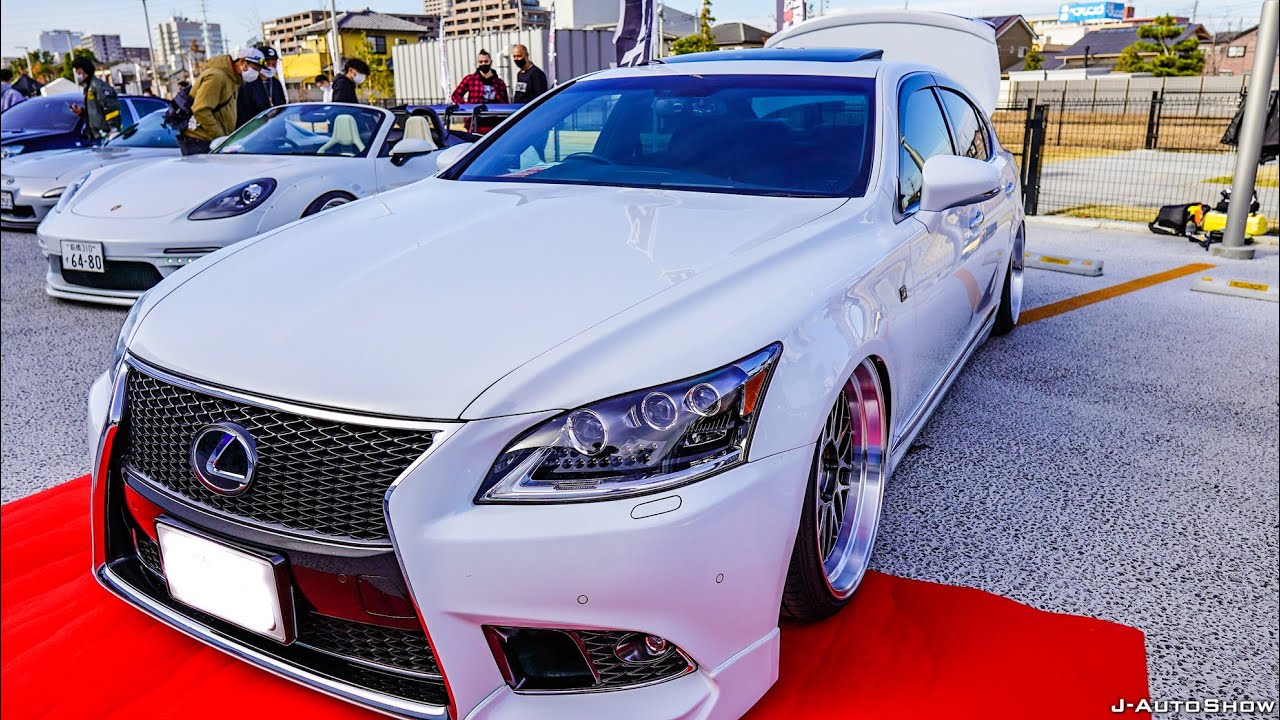 4K)LEXUS LS460 VIPSTYLE レクサス LS460 カスタム スタンスネーション
