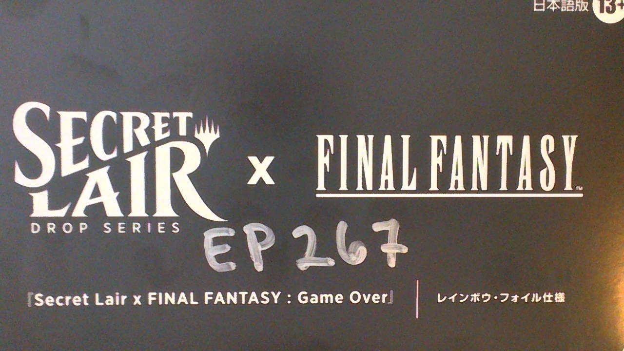 Secret Lair x Final Fantasy: Game Over Japanese Rainbow Foil