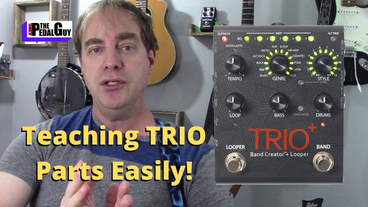 Digitech Trio Plus Recording Tutorial Teaching Parts and Matching