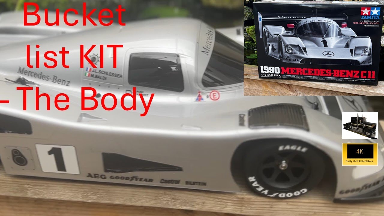 Tamiya RC Mercedes-Benz C11, Part 3 - The body and completion