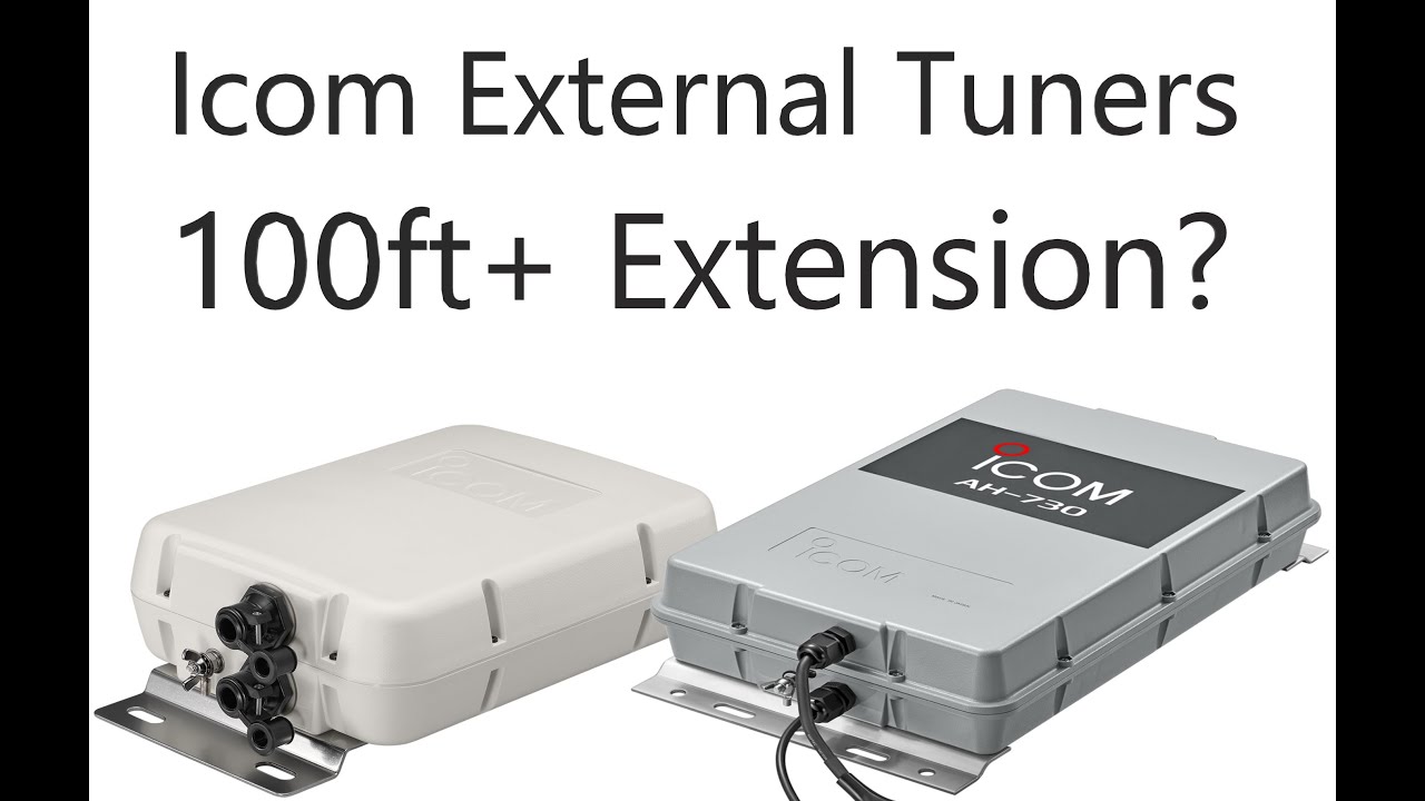 Icom External Antenna Tuners AH-730 AH-4100 foot extension