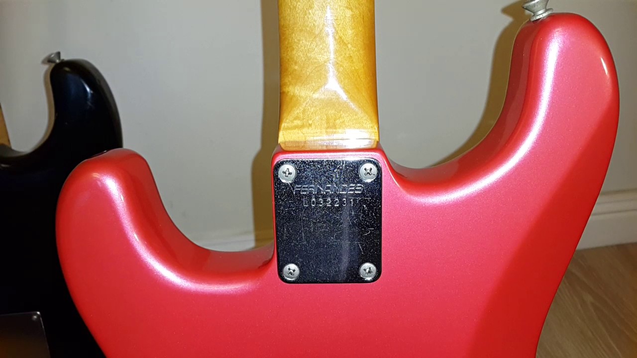 Fernandes revival strat RST-80 - YouTube