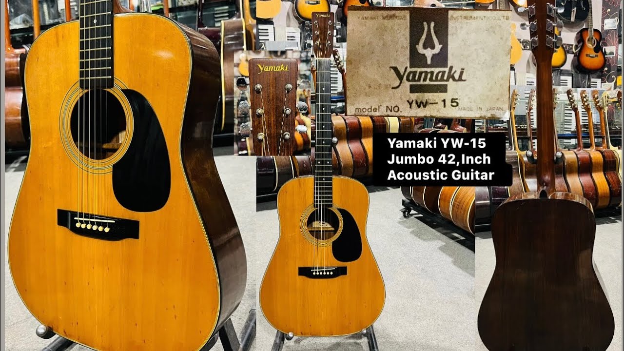 Yamaki YW-15Jumbo 42,Inch Acoustic Guitar ( Wilsons music