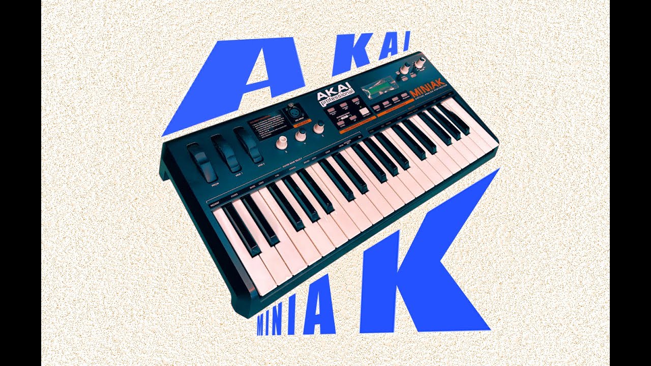 Akai MINIAK review - The DSP Project - YouTube