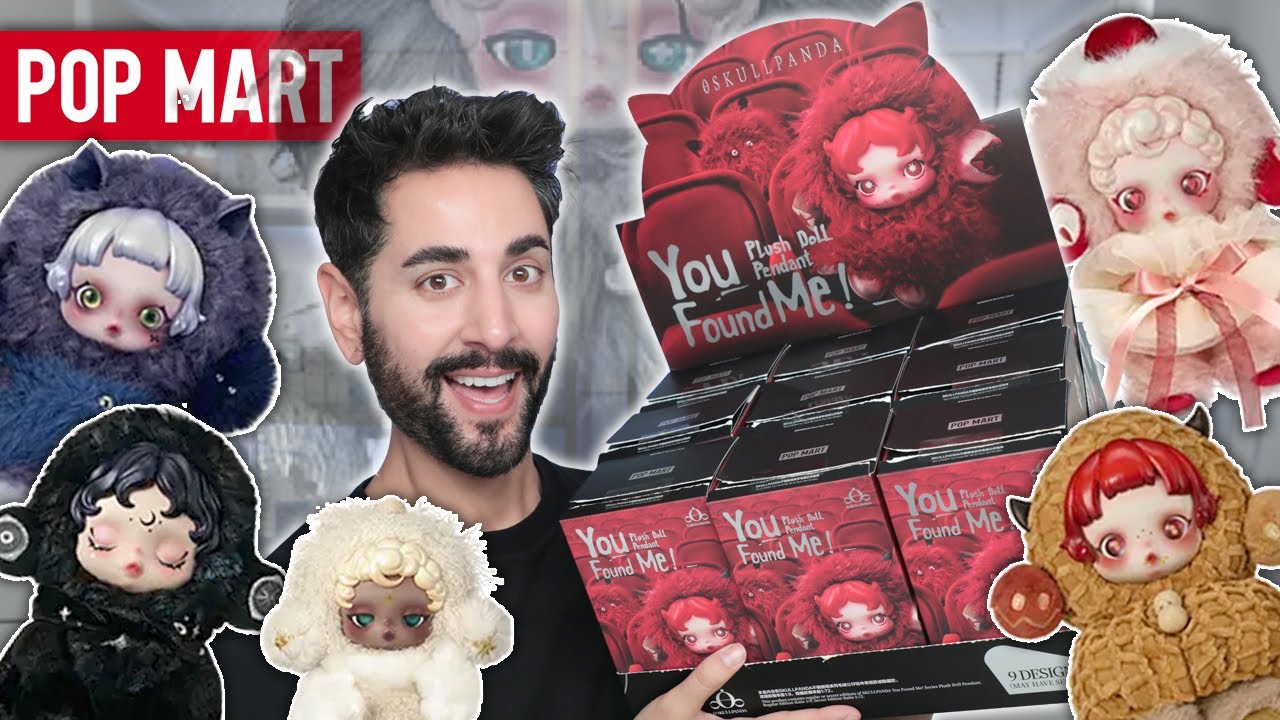 POP MART SKULLPANDA - You Found Me! 👻 Full Set Unboxing! 💜 - YouTube