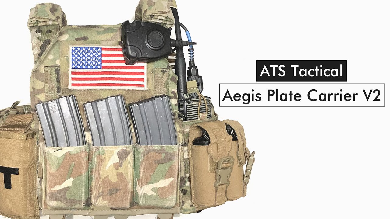 ATS Tactical Aegis Plate Carrier V2 - Milsim Loadout - YouTube