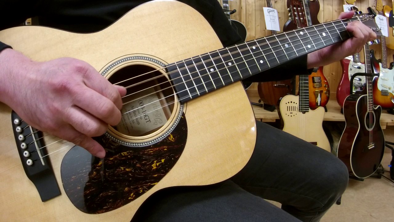 Martin OOO-16GT 指弾き - YouTube