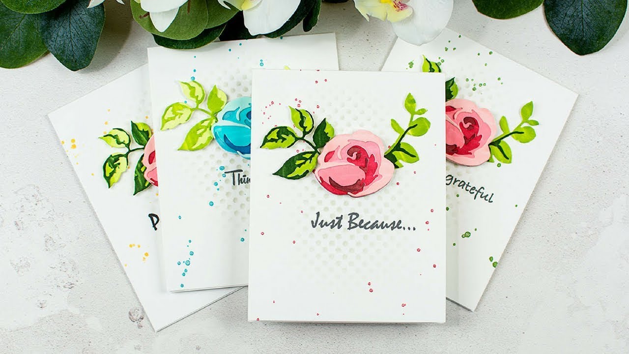 ☆在庫限りで販売終了☆【アルテニュー/Altenew】ダイ - Rose Flurries 3D