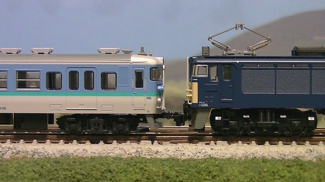 KATO EF63 3次形 115系1000番台 長野色 - YouTube