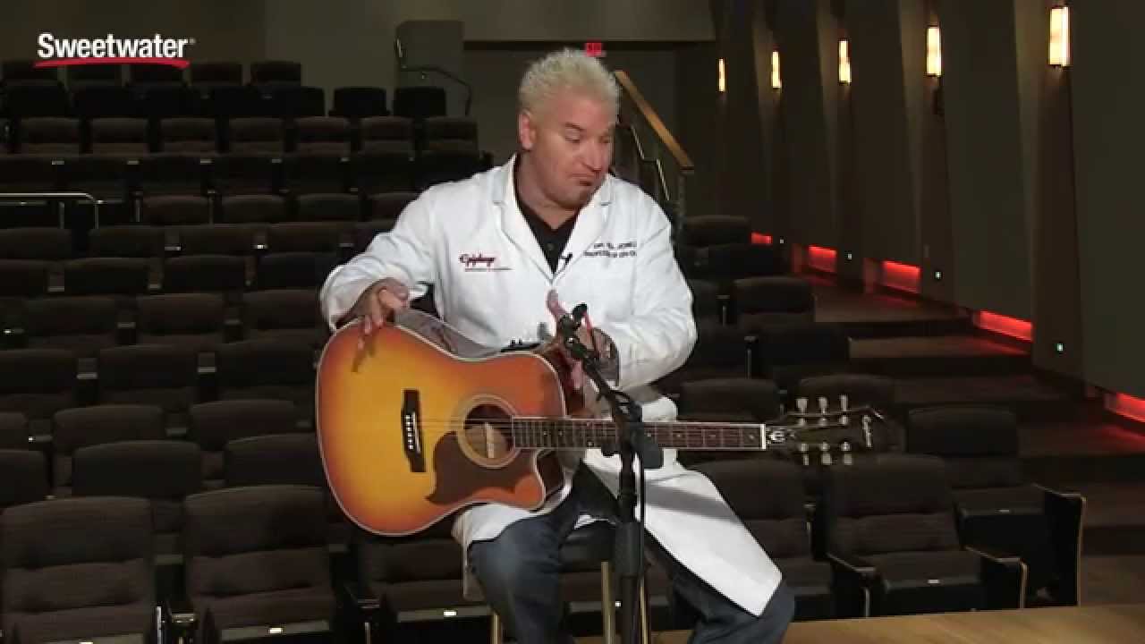 Sweetwater's Epiphone FT-350SCE with Min-ETune Guitar Demo - YouTube