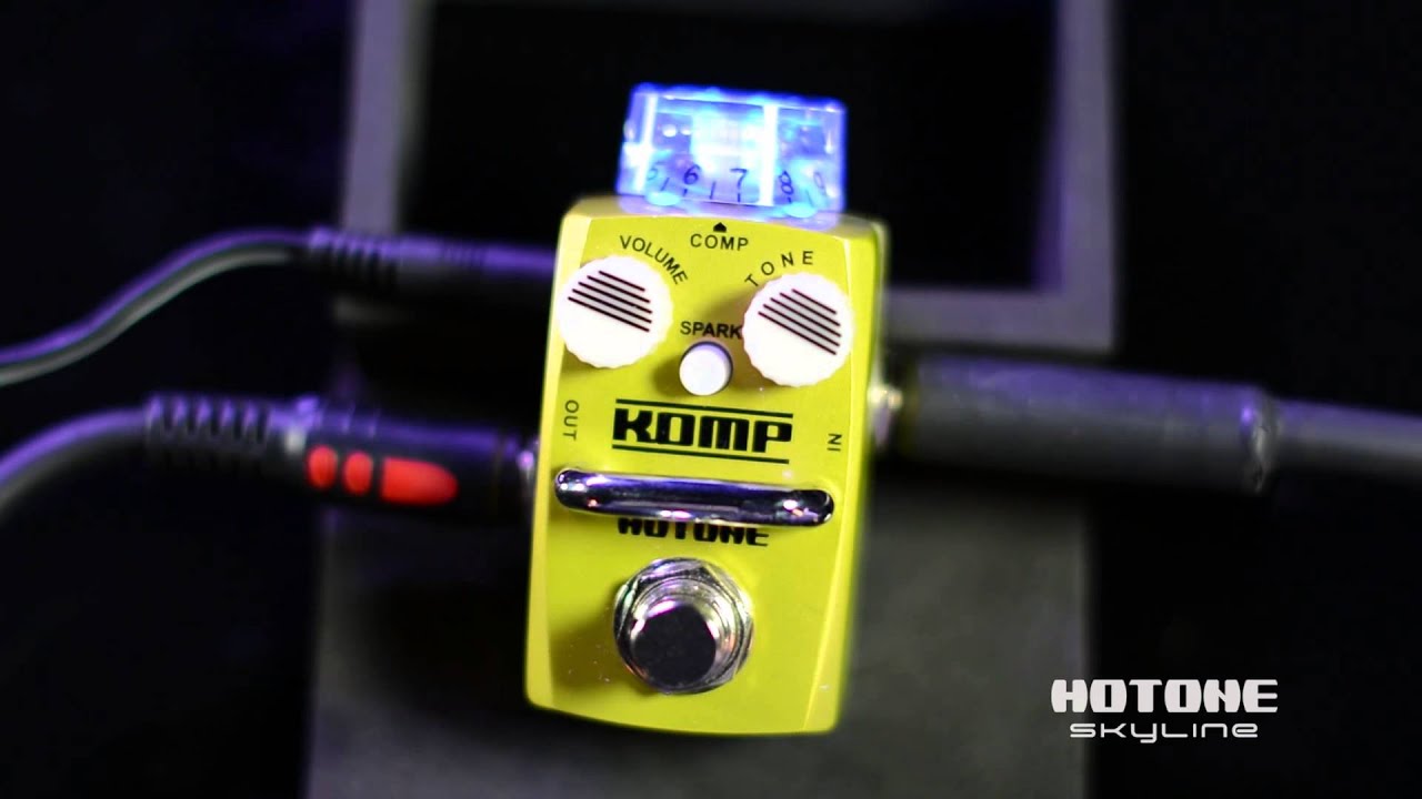 Hotone Skyline Series KOMP Optical Compressor Pedal | Quicklook