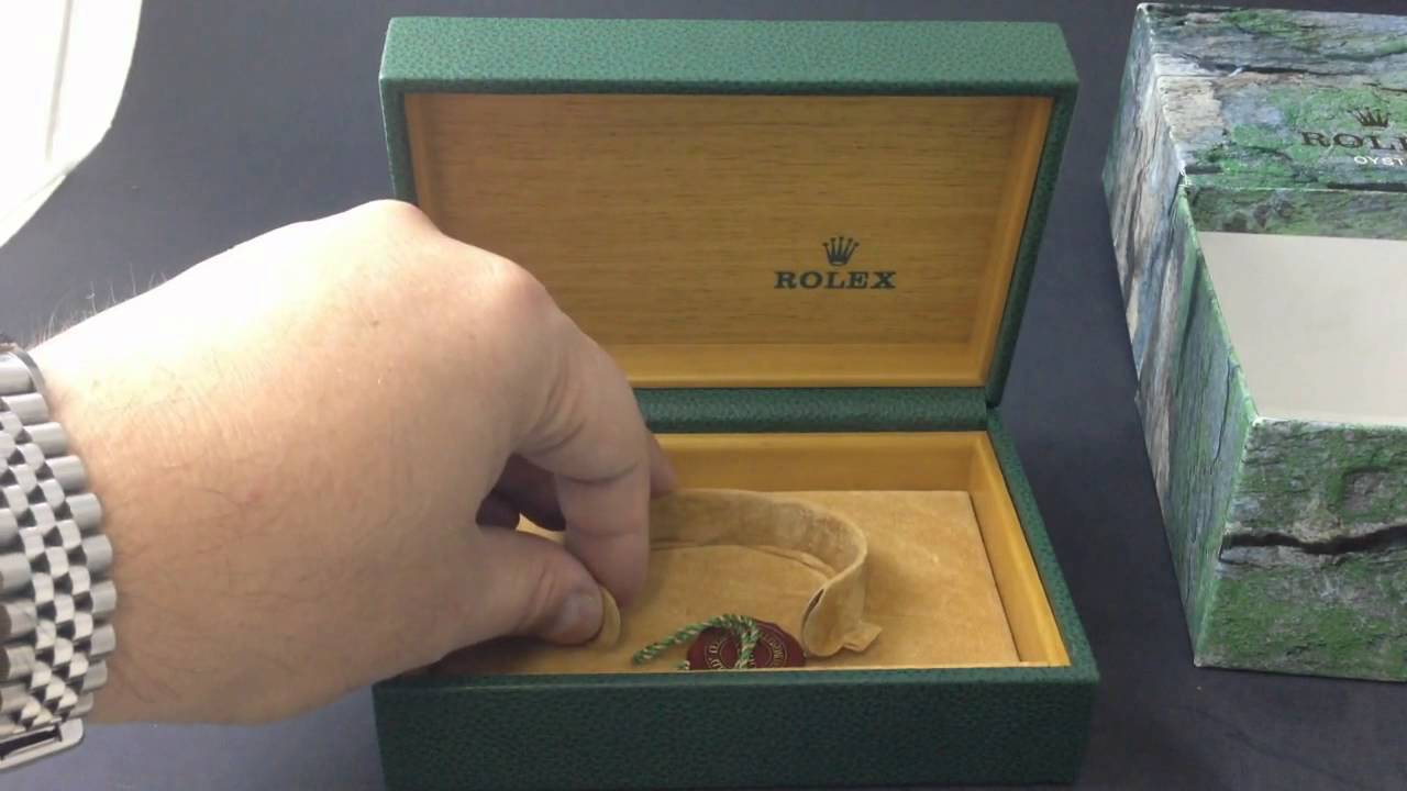 LUXURY WRIST WATCH BOXES - The Rolex Traditional Green 90s Box