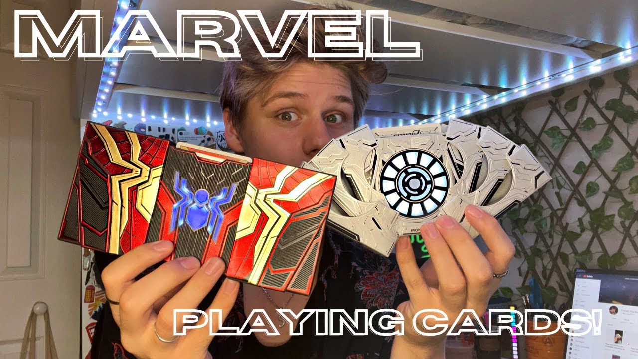 These SPIDER-MAN & IRON MAN Playing Cards Are INSANE!!! // Marvel