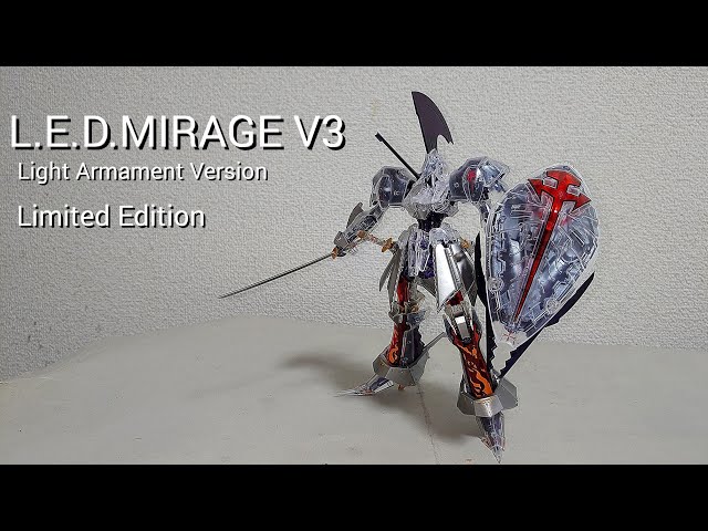 ボークス 1/144 IMS レッド ミラージュ クリア版 レビュー - YouTube