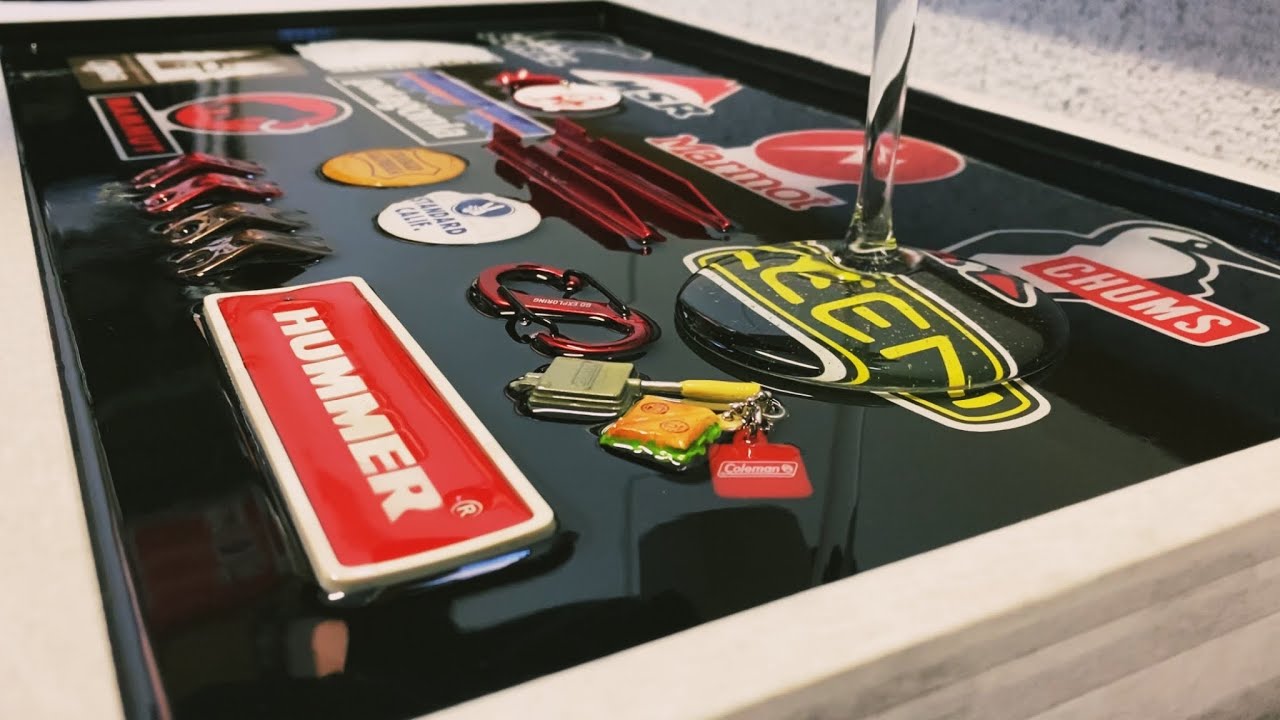 How to make a cheap table into an epoxy resin table - YouTube