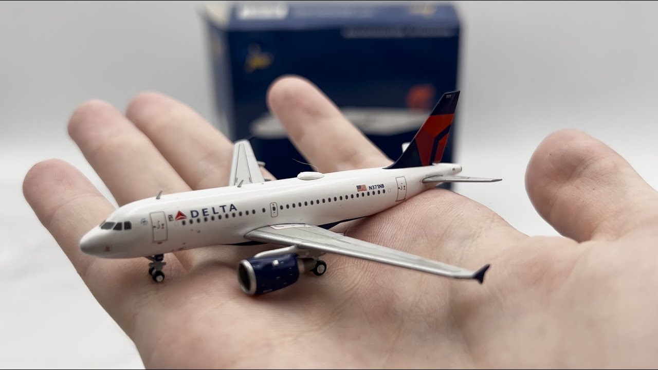 Gemini Jets Delta Airlines Airbus A319 GJDAL2093 1:400 Unboxing