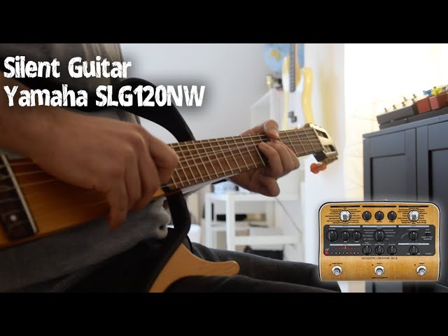 2 note soft con la Silent Yamaha SLG120NW - YouTube