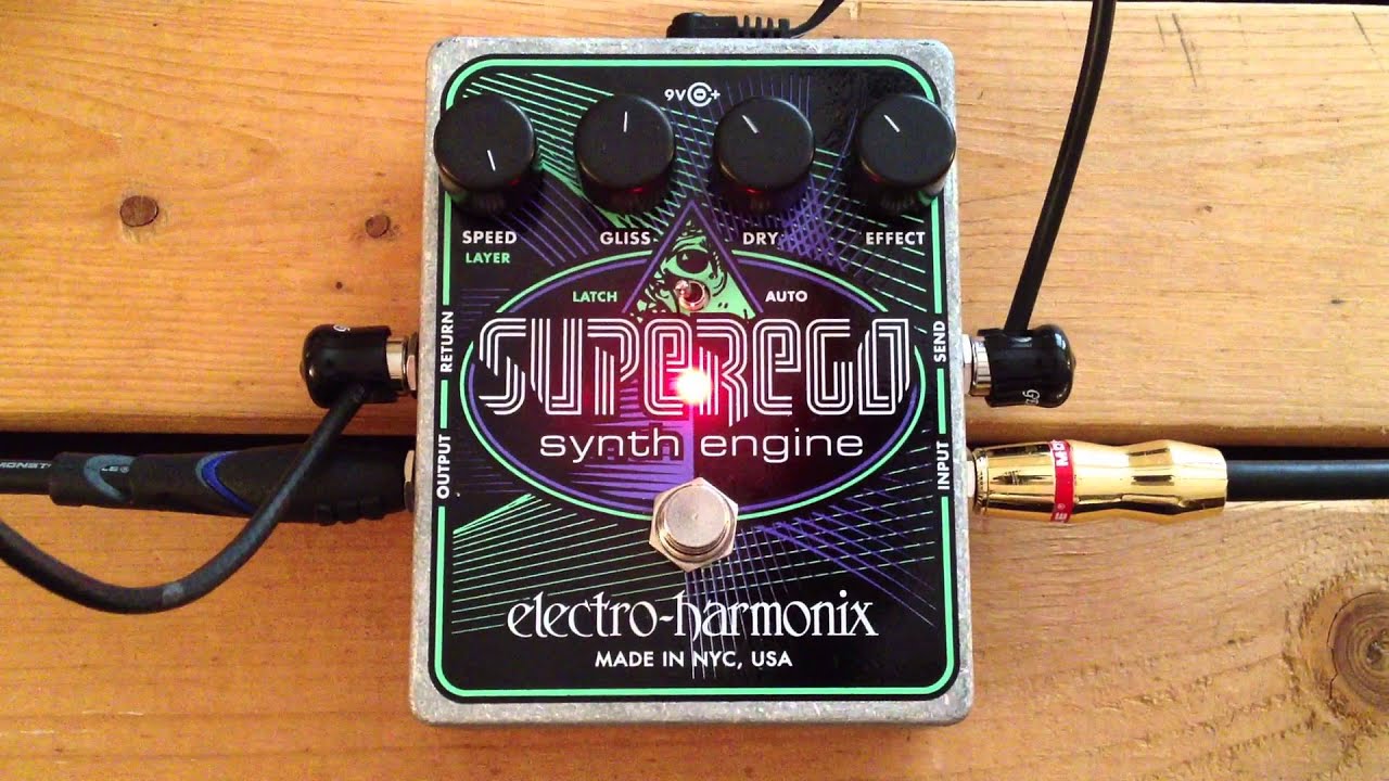 5 Minutes with the Electro-Harmonix Superego - Pedal Demo - YouTube