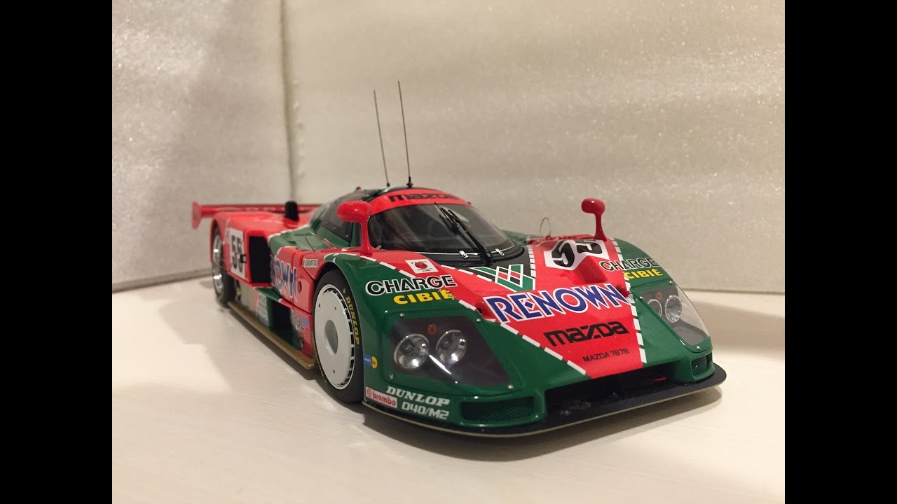 1/18 Autoart Mazda 787B 20th Anniversary edition - YouTube