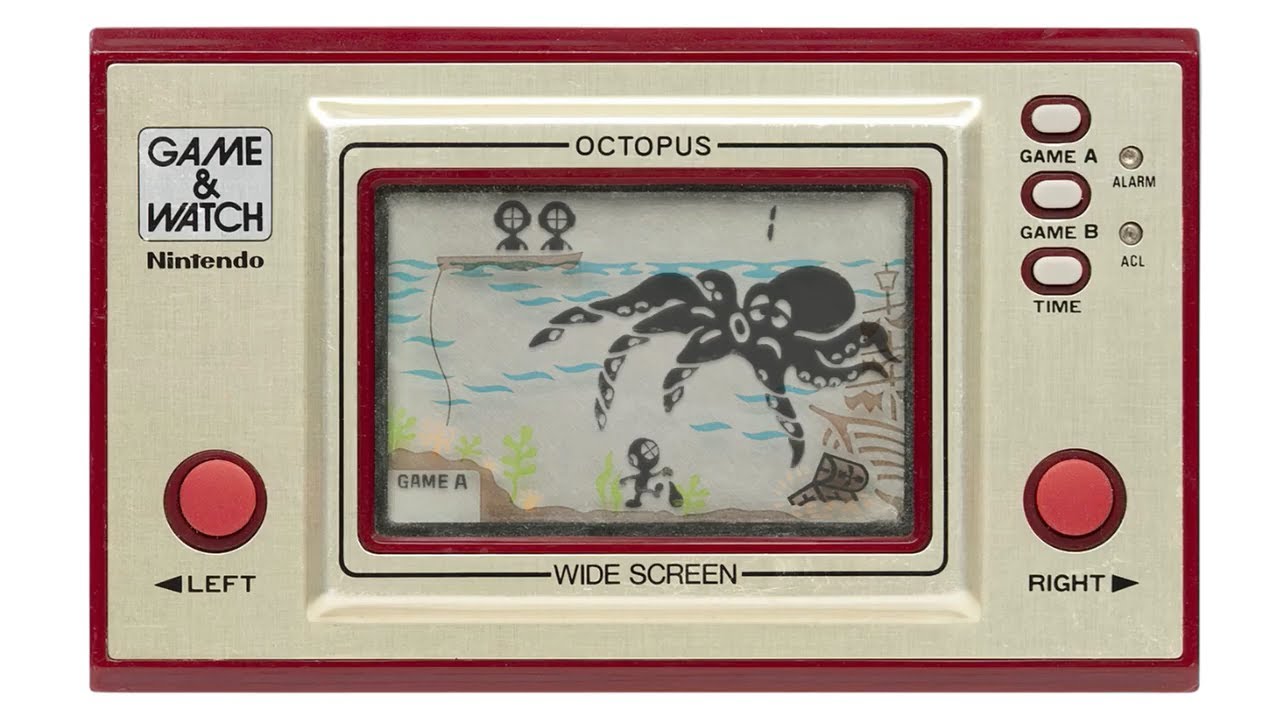 Handheld Game: Octopus (1981 Nintendo) - YouTube