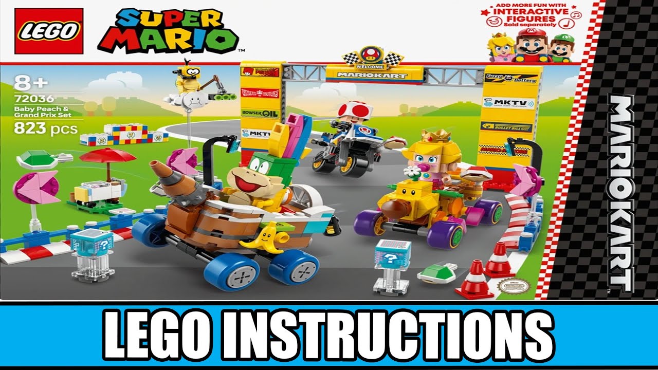 LEGO Instructions - Super Mario - 72036 - Baby Peach & Grand Prix